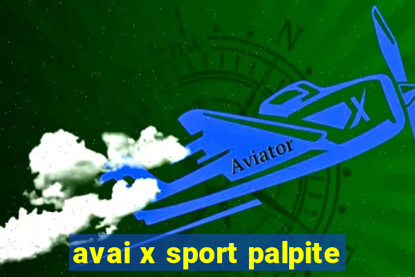 avai x sport palpite