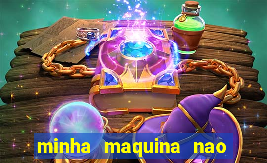 minha maquina nao quer jogar água fora