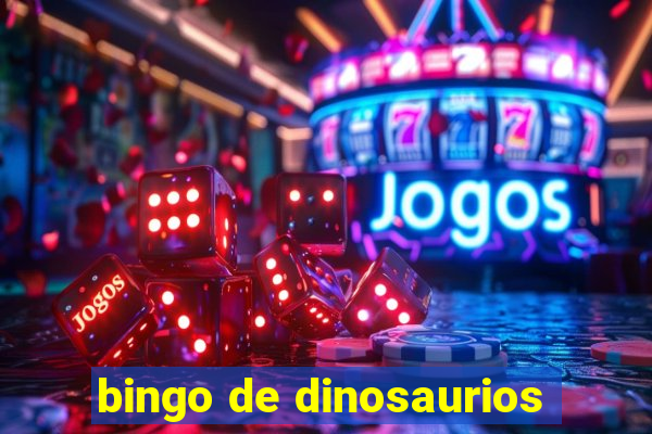 bingo de dinosaurios