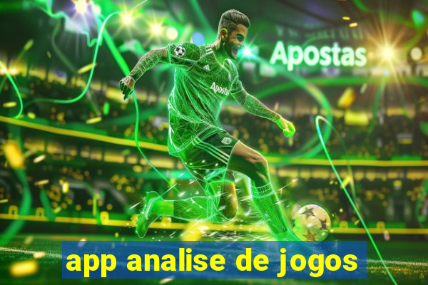 app analise de jogos