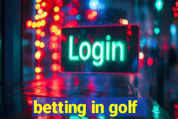 betting in golf