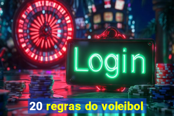 20 regras do voleibol