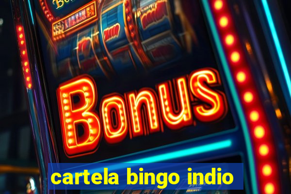 cartela bingo indio