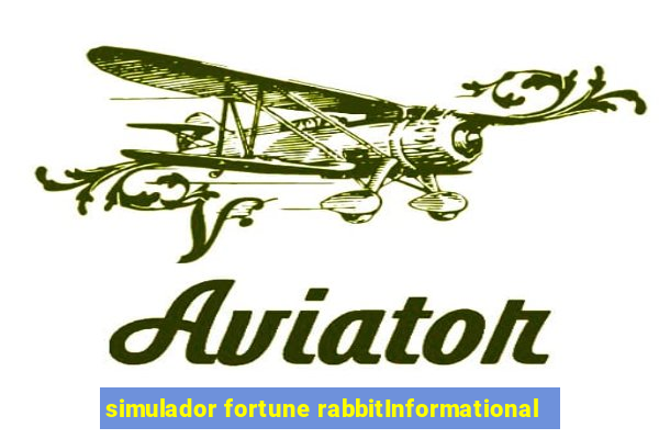 simulador fortune rabbitInformational