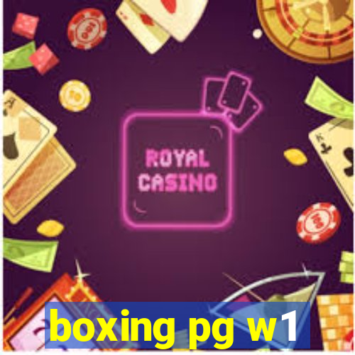 boxing pg w1