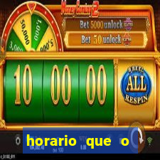 horario que o dragon fortune paga