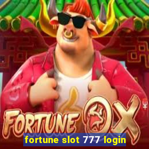 fortune slot 777 login