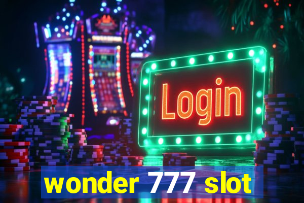 wonder 777 slot