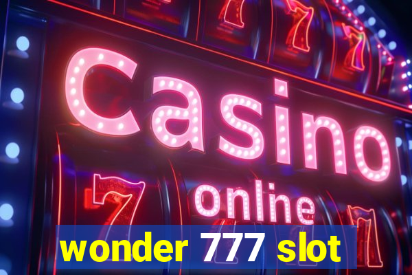 wonder 777 slot