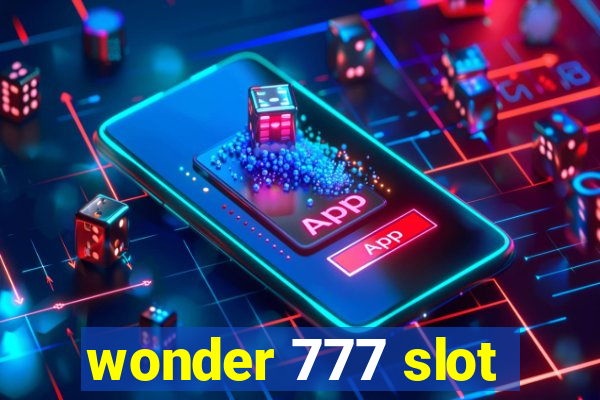 wonder 777 slot