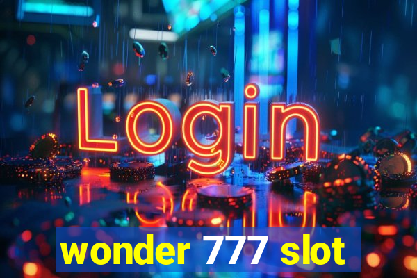 wonder 777 slot