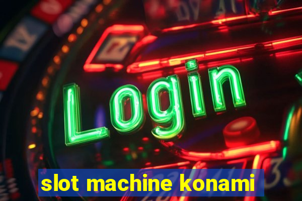 slot machine konami