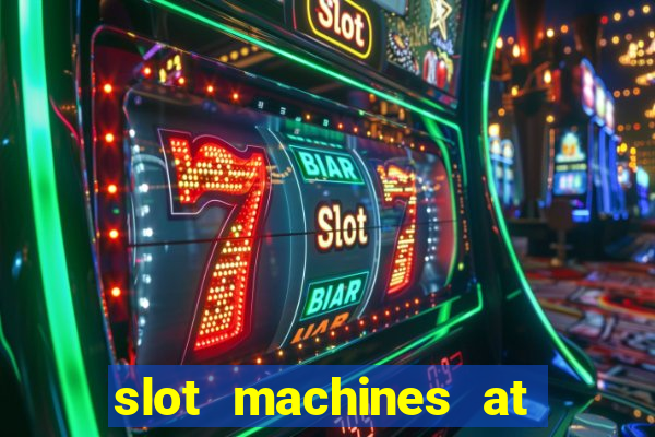 slot machines at mgm springfield