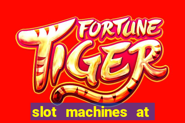 slot machines at mgm springfield