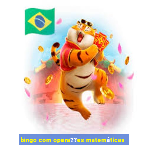 bingo com opera??es matemáticas