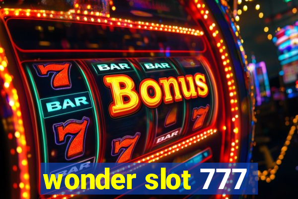 wonder slot 777