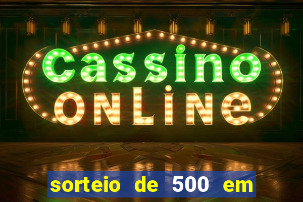 sorteio de 500 em cash toda segunda feira novibet como funciona