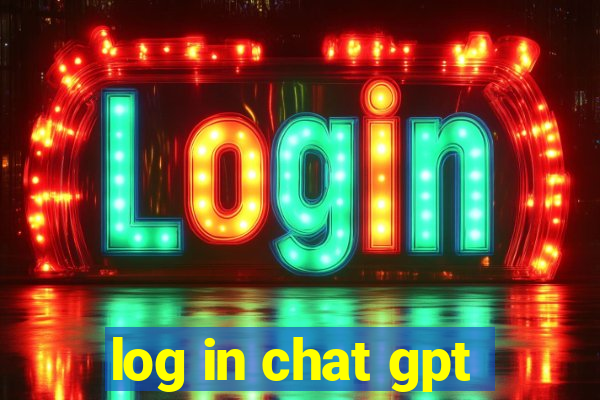 log in chat gpt