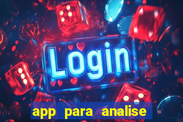 app para analise de jogos de futebol