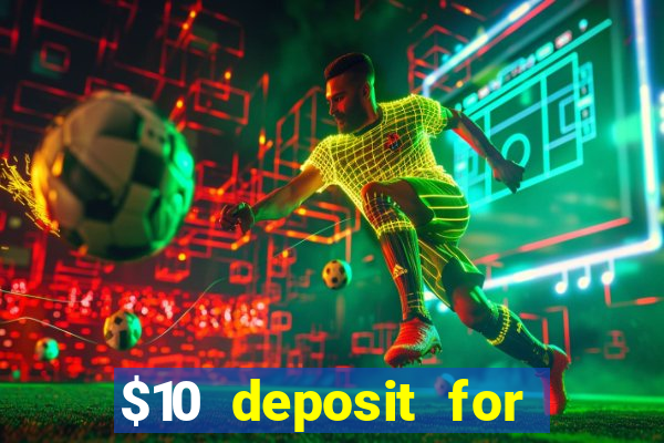 $10 deposit for crypto casino