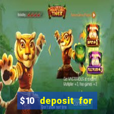 $10 deposit for crypto casino