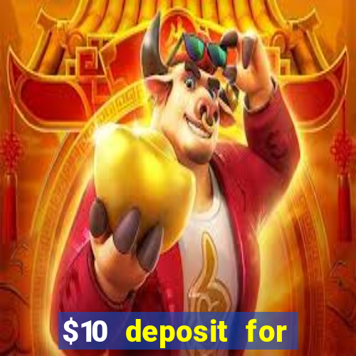 $10 deposit for crypto casino