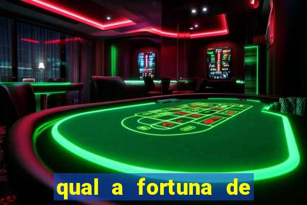 qual a fortuna de aloisio chulapa