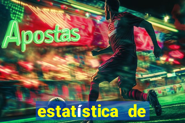 estatística de jogo de futebol