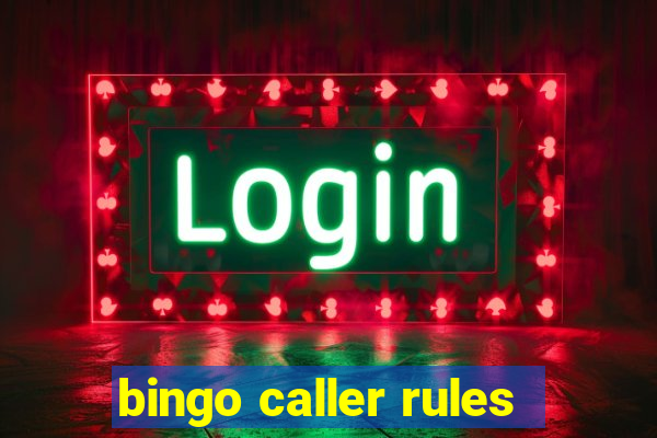 bingo caller rules