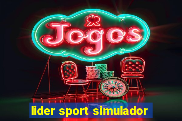 lider sport simulador