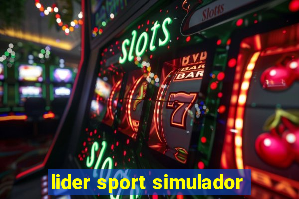 lider sport simulador