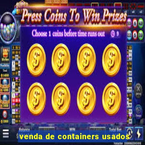 venda de containers usados